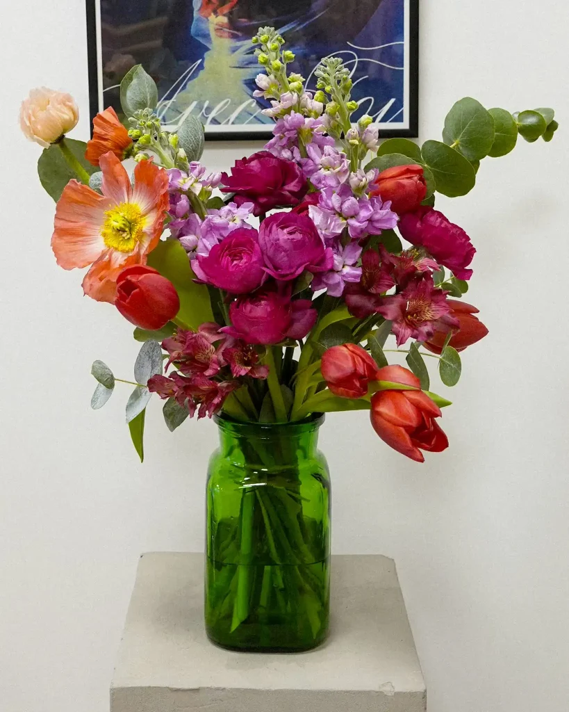 Bouquet de fleurs fraîches de saison